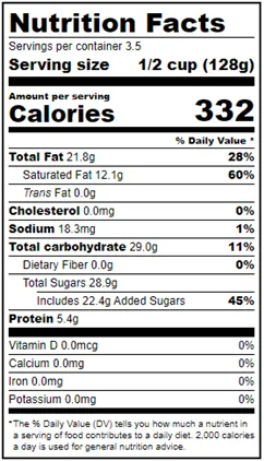 Screenshot: Nutrition Facts Label Tutorial
